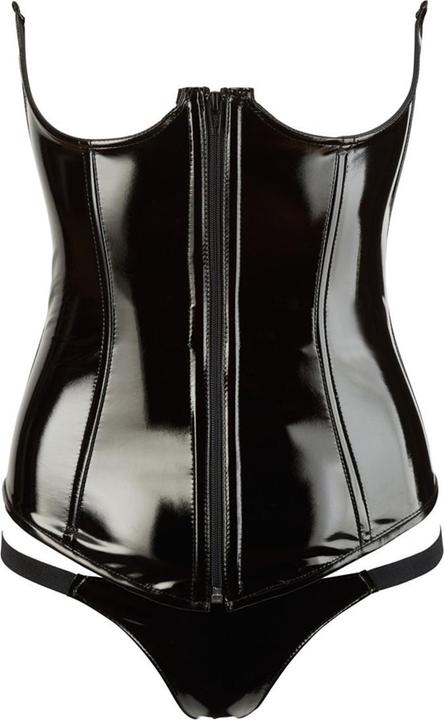 Produktbild Black Level Lack Corsage mit String (XL)