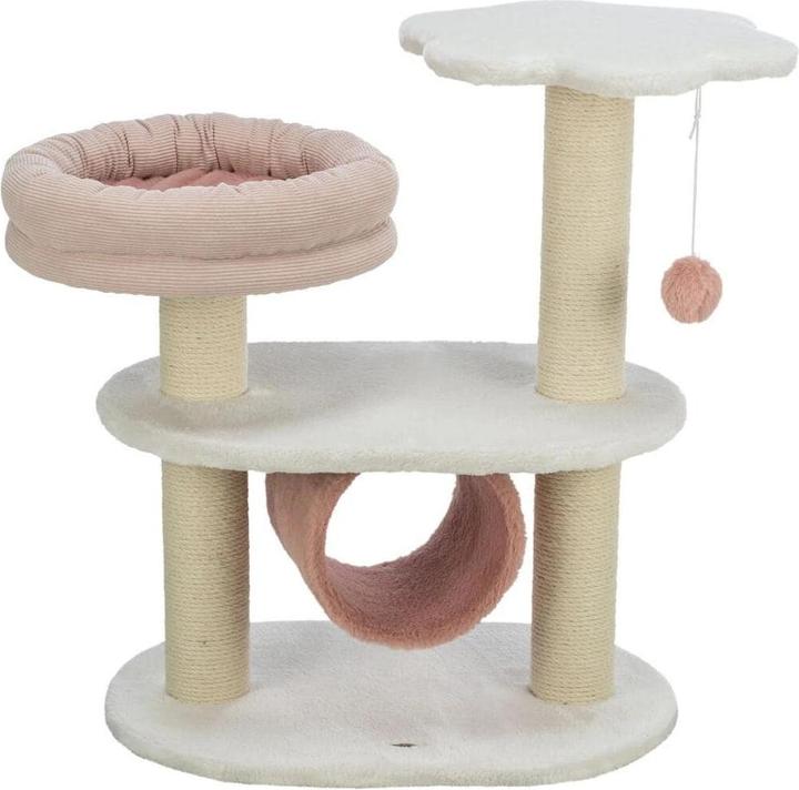 Actual product image Trixie Isabella scratching post, 70 cm dusky pink/white (70 cm, Dusky pink, White)