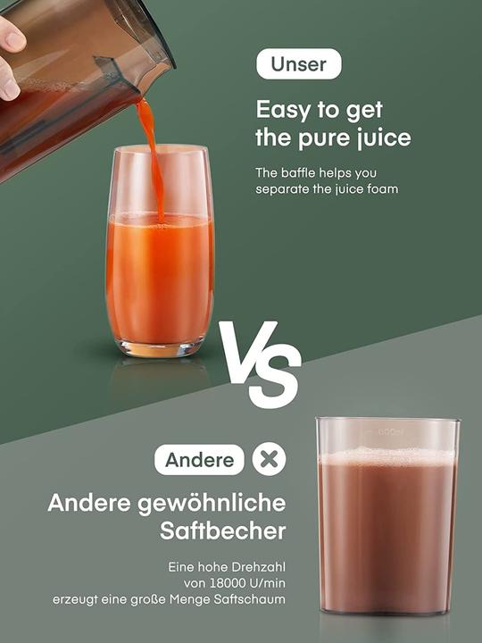 Actual product image Housnat Entsafter Gemuese und Obst