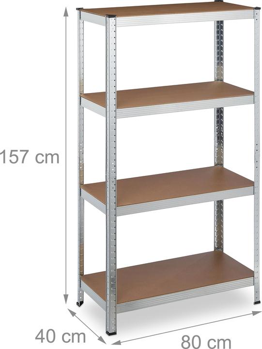 Produktbild Relaxdays Schwerlastregal