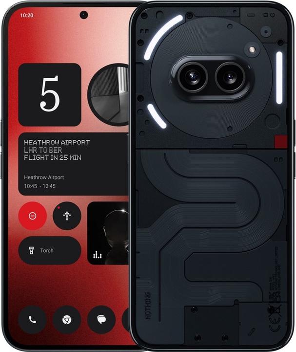 Actual product image Nothing Phone (2a) (256 GB, Black, 6.70", Dual SIM, 5G)