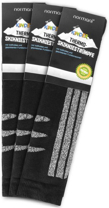 Actual product image Normani 3 pairs of thermal knee socks ski socks for children (pack of 3, 31 - 34)