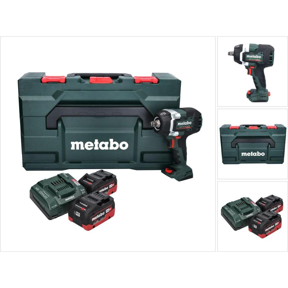 Thumbnail - Metabo, Bohrmaschine + Akkuschrauber, SSW 18 LTX 800 BL (Akkubetrieb)