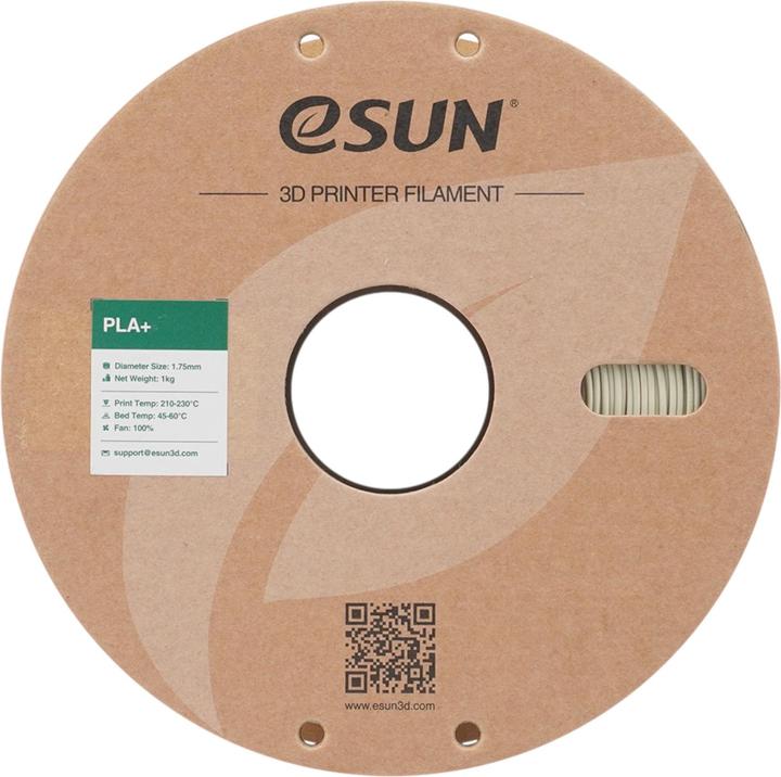 Produktbild eSUN PLA+ Hell Khaki Filament 1.75mm 1Kg (PLA+, 1.75 mm, 1000 g, Beige)