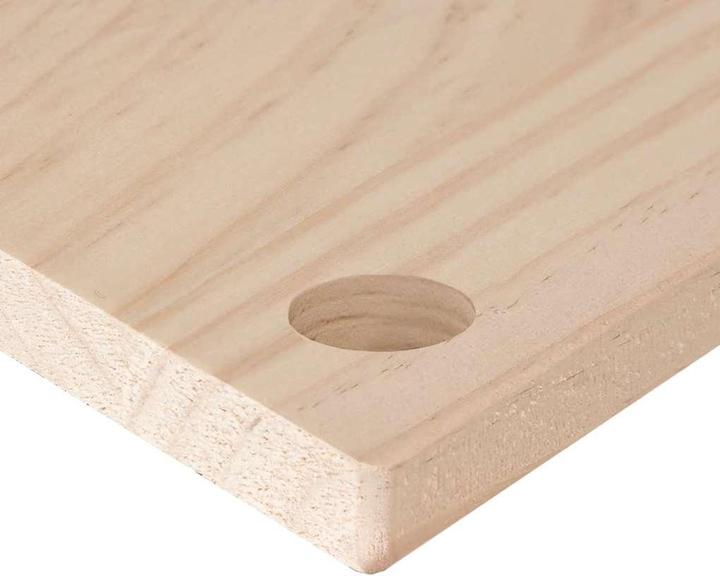Immagine prodotto vidaXL Schreibtischplatte 110x55x2,5 cm Massivholz Kiefer (110 x 55 x 2,5 cm)