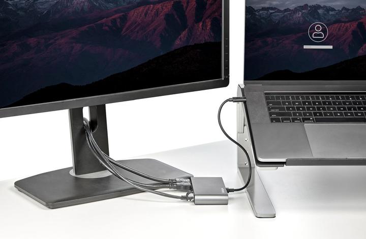 Actual product image StarTech TB3DKM2HDL (Thunderbolt, 5 Ports)