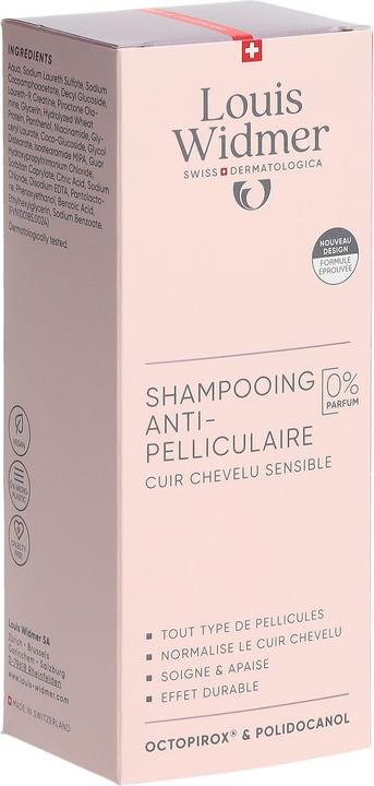 Image du produit Louis Widmer WIDMER shampooing antipelliculaire 150ml sans parfum (150 ml, Shampoing liquide)