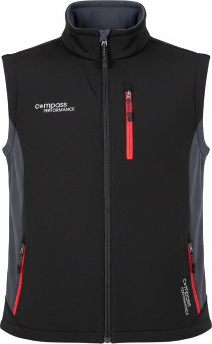 Immagine prodotto Compass Active Wear Compass Performance Herren-Softshell-Weste (56)