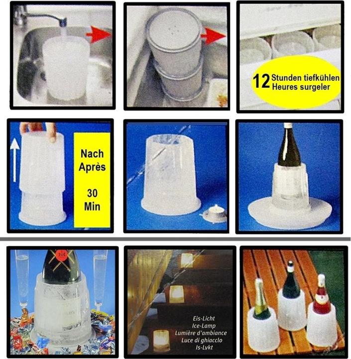 Produktbild Swala 3in1: Weinkühler, Eisform, Eislicht