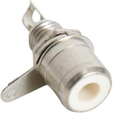 Velleman Rca Binding Post Female Nickel White, Elektronikkabel + Stecker, Weiss