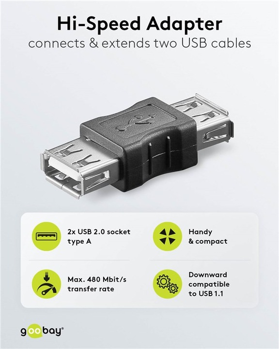 Produktbild Goobay USB 2.0 zu (USB 2.0)