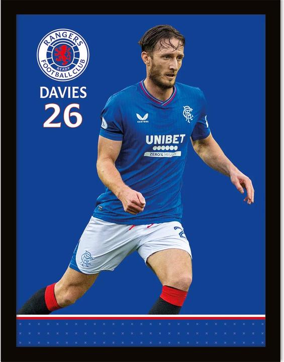 Produktbild Rangers FC bedruckt Davies Wappen Papier (40 x 30 cm)