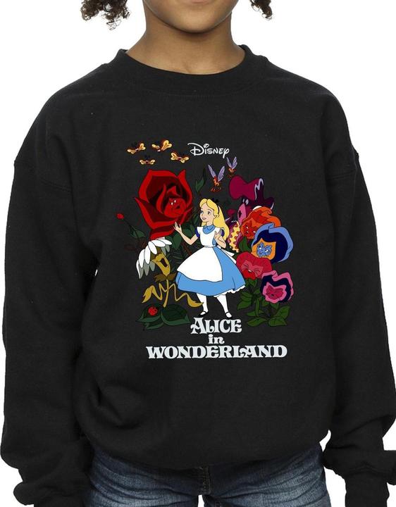 Immagine prodotto Disney Alice In Wonderland Flowers Felpa Ragazze (128)