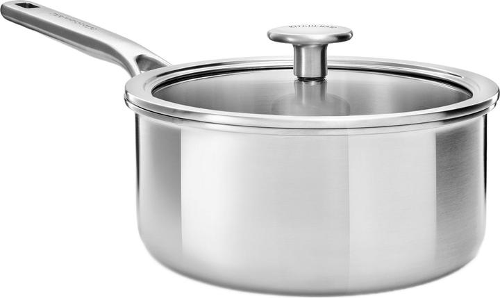 KitchenAid 3PLY Cvd Saucepan 16cm / 1.50L Uncoated (16 cm, Saucepan, Stainless steel)