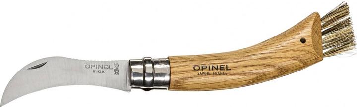 Image du produit Opinel No 08 Couteau à champignons avec brosse & étui (7 cm)