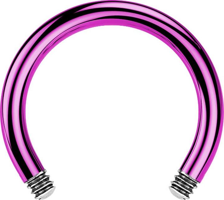 Produktbild Star Piercing Circular Barbell-Stab violett (Titan, ohne Messing)