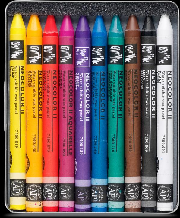 Immagine prodotto Caran d'Ache Neocolor II Aquarelle Metallschachtel (Multicolore, 10 x)