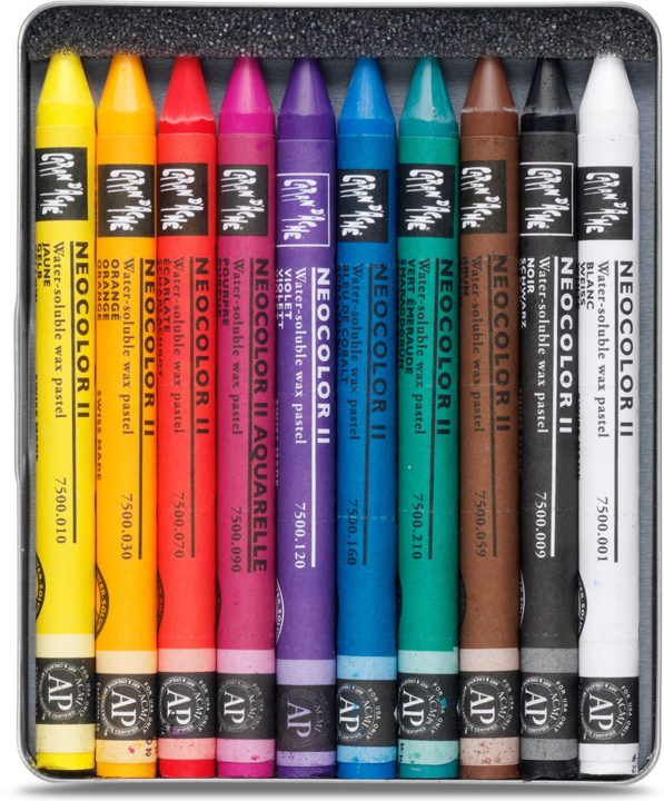 Immagine prodotto Caran d'Ache Neocolor II Aquarelle Metallschachtel (Multicolore, 10 x)
