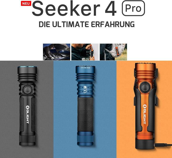 Image du produit Olight Lampe torche rechargeable USB-C 4600 lumen 260 mètres 15 jours autonomie étanche (4600 lm)