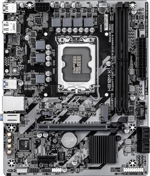 Productafbeelding Gigabyte H810M K (H810,S1851,mATX,DDR5 (LGA 1851, Intel H810, mATX)