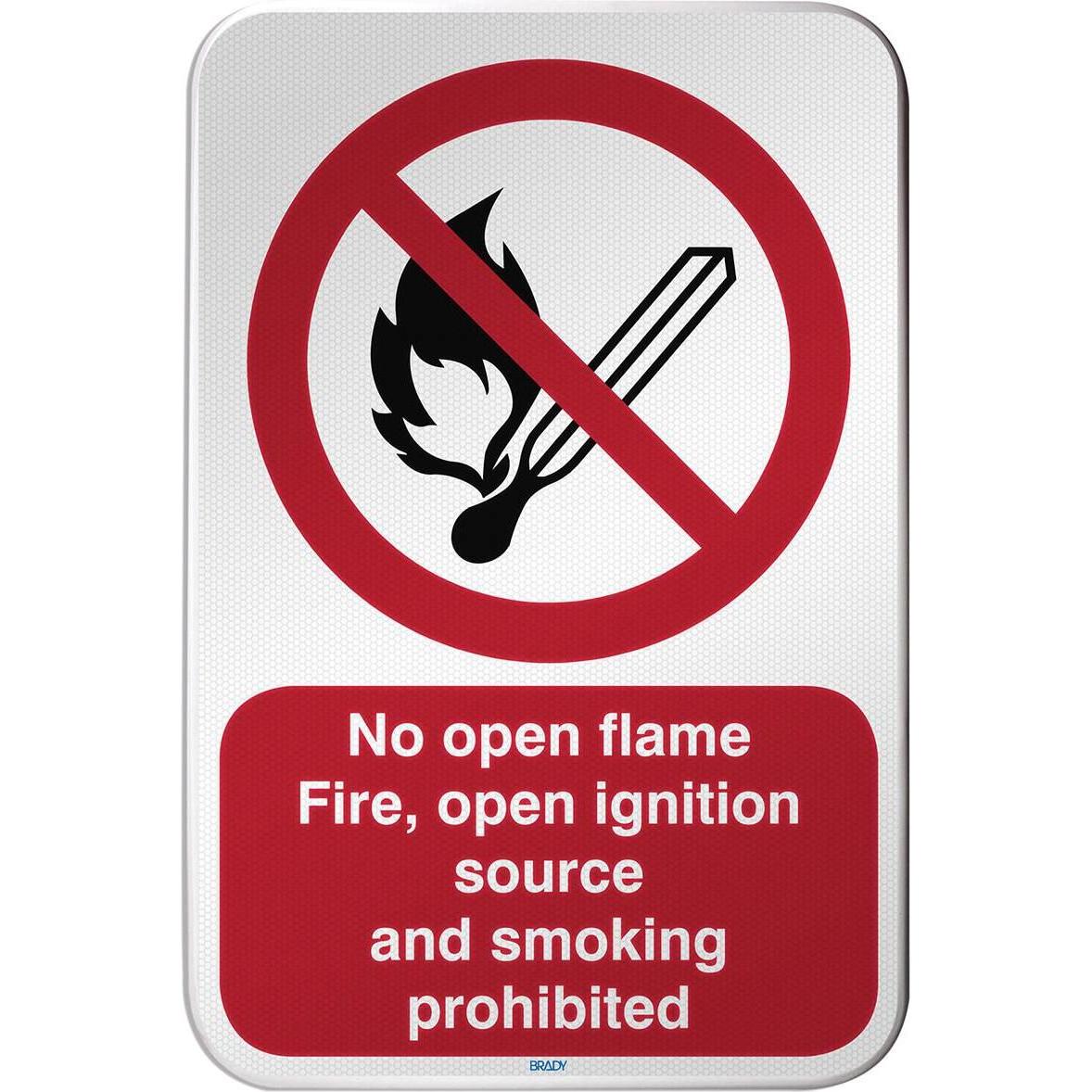 Brady, Sicherheitskennzeichnung, ISO Safety Sign - No open