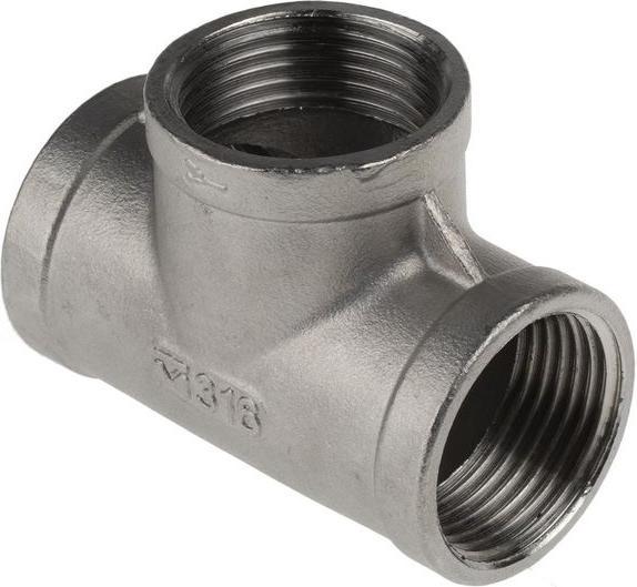 RS PRO Té égal T G Femelle 1pouce - Femelle 1pouce (Connexion en T)