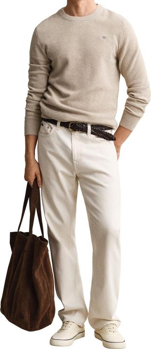 Produktbild GANT Micro Textured Cotton C-Neck (XL)