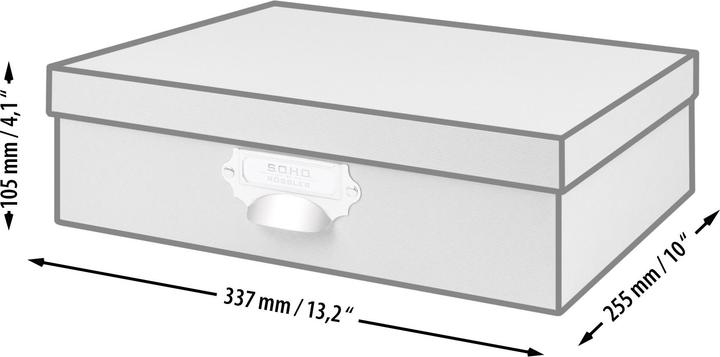 Immagine prodotto Rössler S.O.H.O. Scatola di immagazzinaggio mint (11 x 26 x 34 cm, 9 l)
