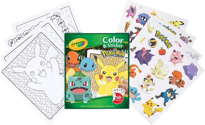 Immagine prodotto Crayola Gioco Creativo Pokemon Album Color e