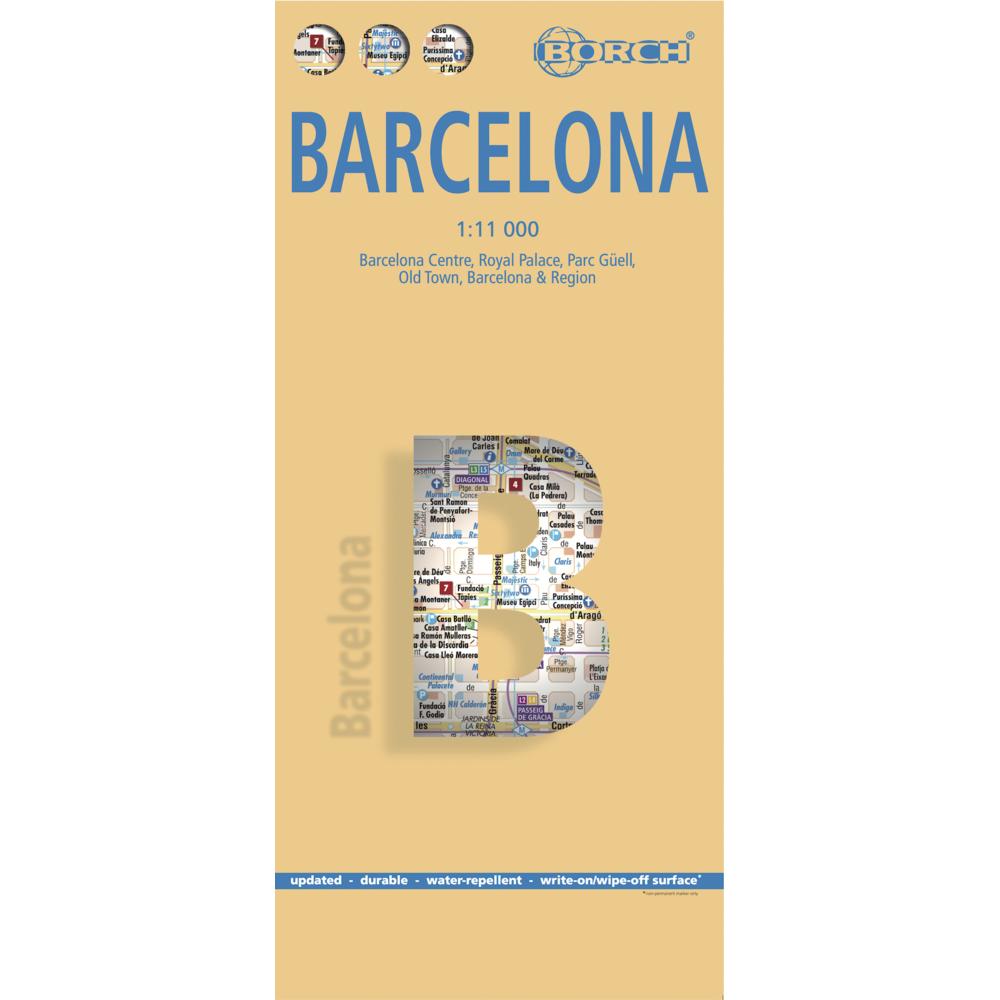 Barcelona, Landkarte