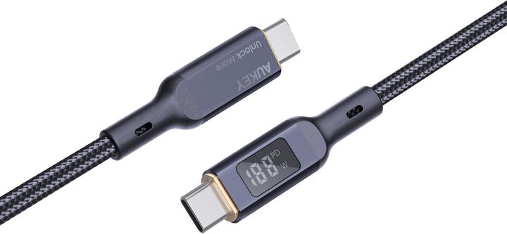 Produktbild Aukey USB C – USB C (1.80 m, USB 2.0, 100 W)