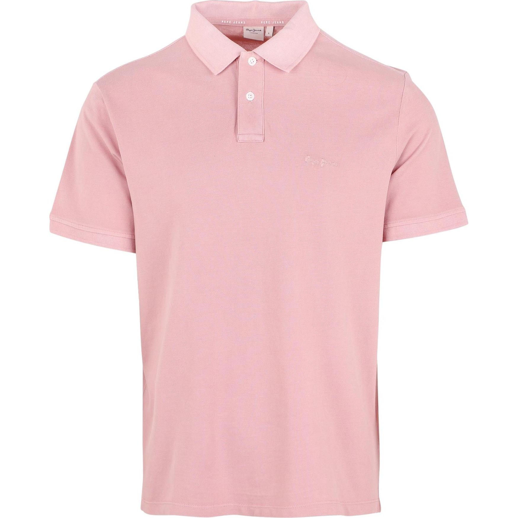 Pepe Jeans, Herren, Shirt, polo-hirt pepe jean new oliver gd, Rosa, (S)