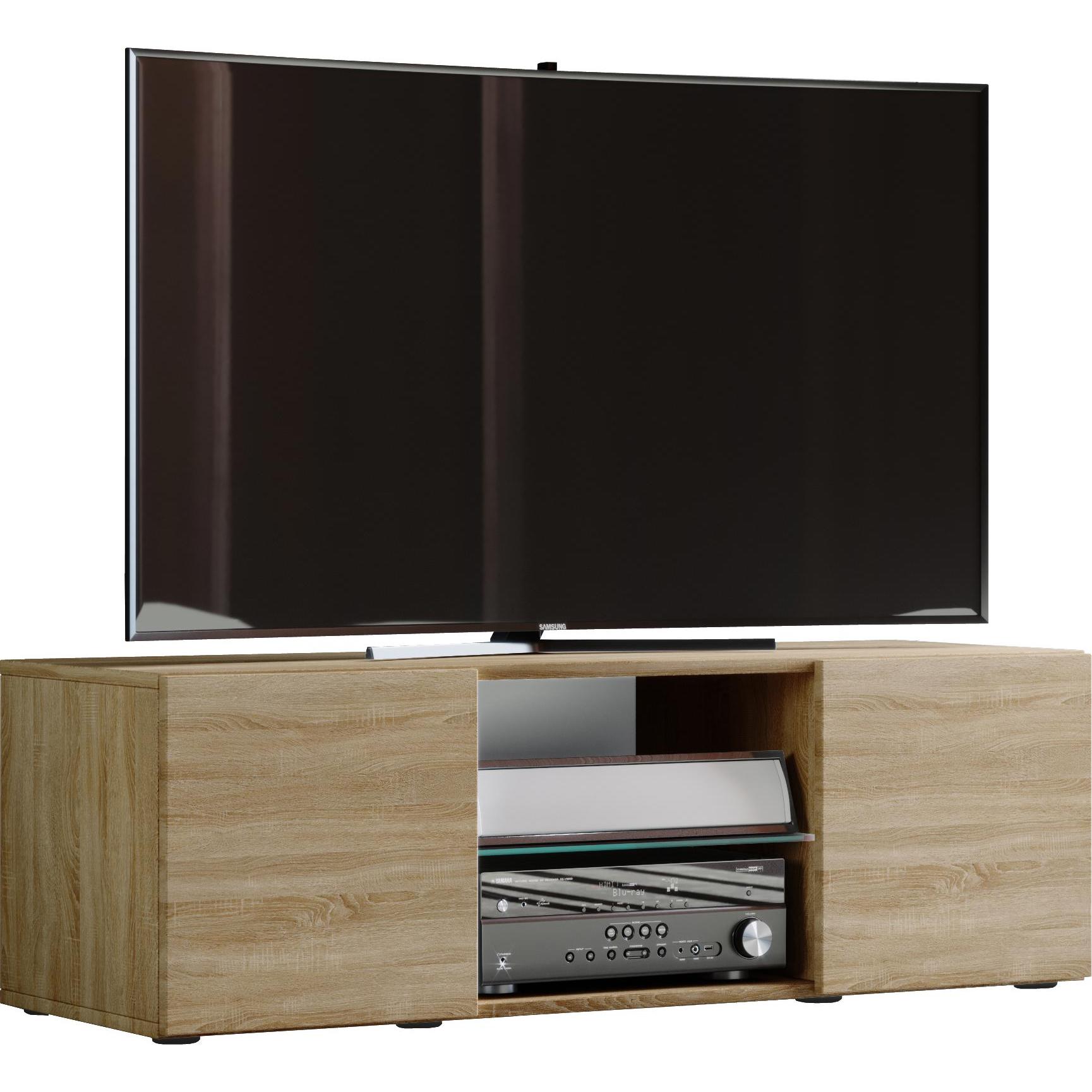 VCM, TV Möbel, Holz TV Lowboard Fernsehschrank Lowina (95 x 36 x 40 cm)