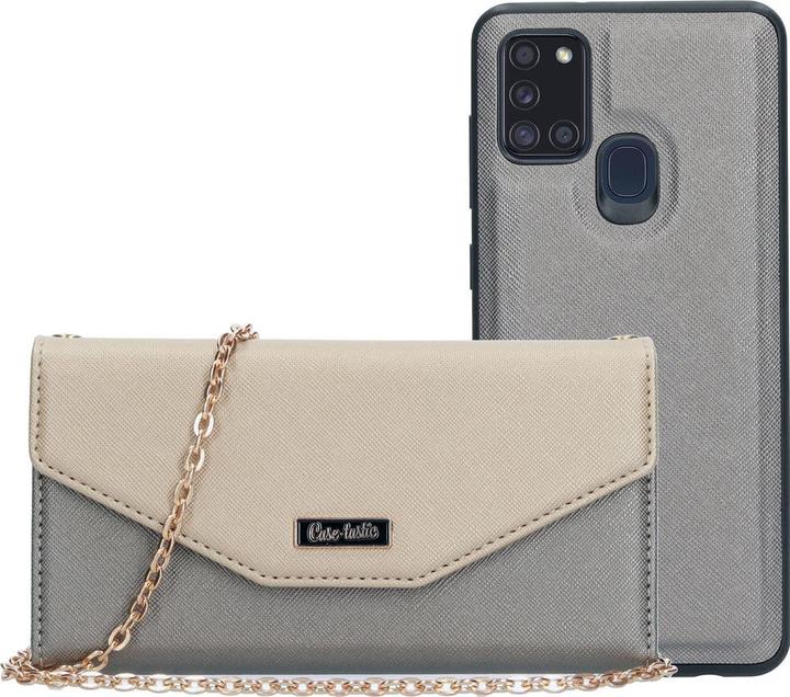 Casetastic Clutch Samsung Galaxy A21s (2020) Gold/Silver (Samsung Galaxy A21s)