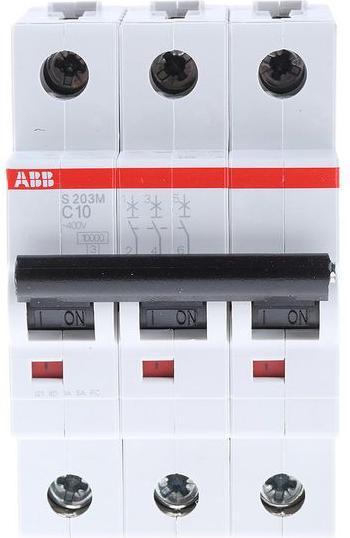 Produktbild ABB S203M-C10 Sicherungsautomat 10A pro M compact 3-polig