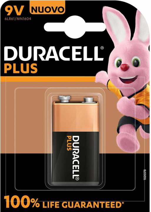 Produktbild Duracell Plus (1 Stk., 9V Block)