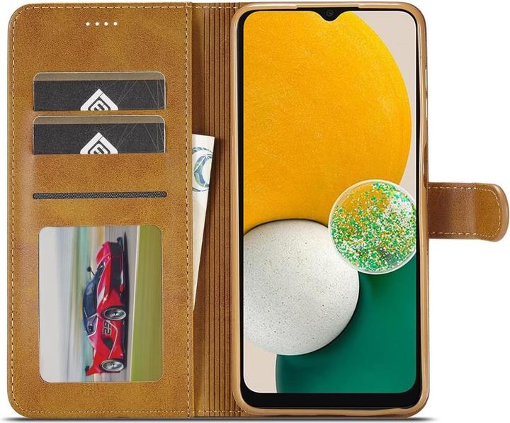 Produktbild LC.Imeeke Galaxy A15 - Leder Etui Hülle hellbraun (Samsung Galaxy A15)