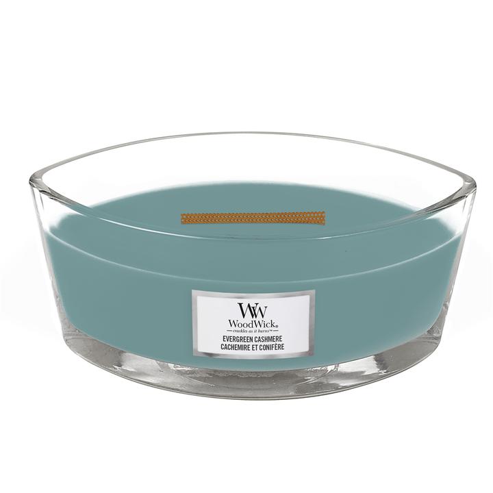 Produktbild WoodWick Duftkerze Evergreen Cashmere Ellipse (453.60 g)