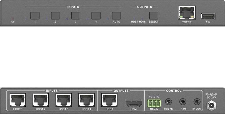 Image du produit Puretools Commutateur PT-SW-HDBT41 HDBaseT