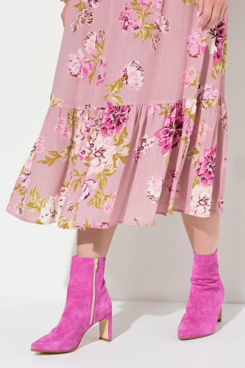 Actual product image Miamoda Midi dress with floral pattern and ruffled neckline (48)