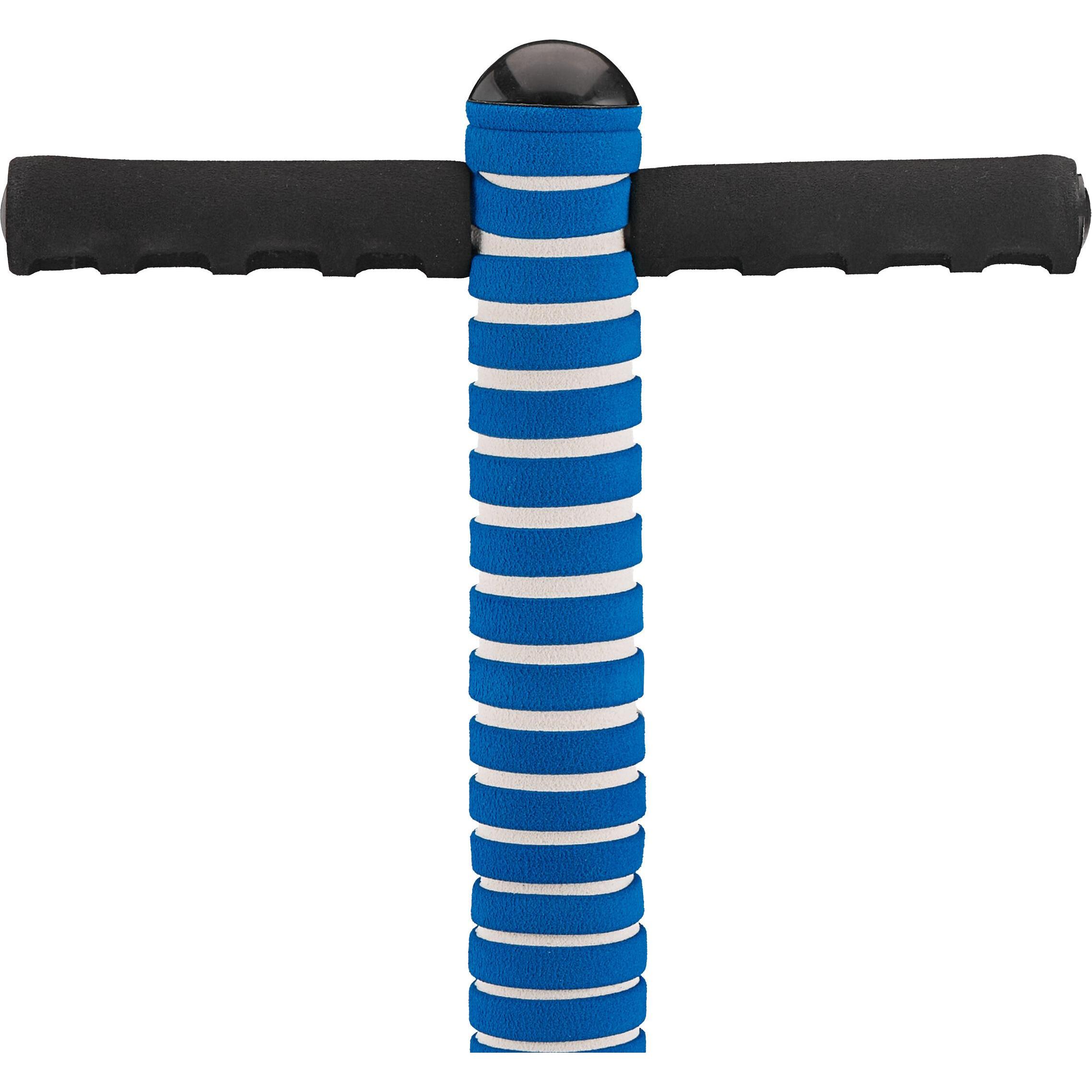 Salterello Per Bambini Relaxdays - Bastone Per Saltare, Portata Fino A 35 Kg, Maniglie Imbottite, Blu