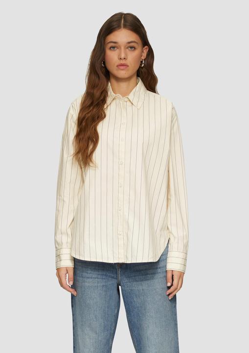 Produktbild S.Oliver Bluse Oversized-Hemdbluse mit Nadelstreifen (40)