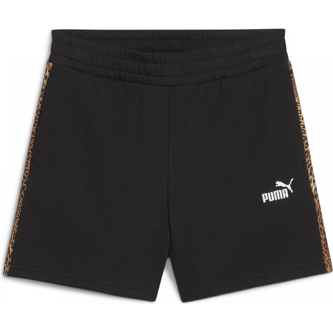 Puma, Damen, Shorts, ESS GRAPHIC ANIMAL Shorts 5" TR, Weiss, (XS)