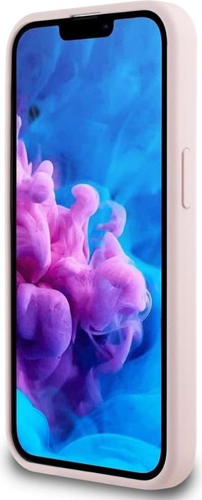 Produktbild Karl Lagerfeld Back panel cover - Liquid Silicone K&CH Heads MagSafe Case for iPhone SE4 Pink (Apple iPhone 16e)