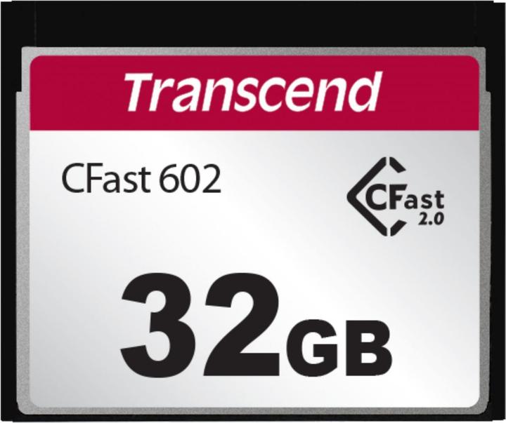 Image du produit Transcend 32GB CFAST CARD SATA3 MLC WD-15 (32 Go, CFast 2.0)