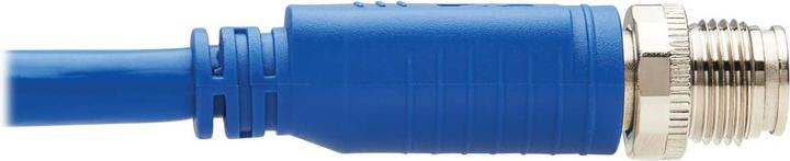 Image du produit Eaton M12 X-Code Cat6a 10G F/UTP CMR-LP Shielded Ethernet Cable M12m/RJ45m IP68 PoE Blue 5 (F/UTP, CAT6a, 5 m)