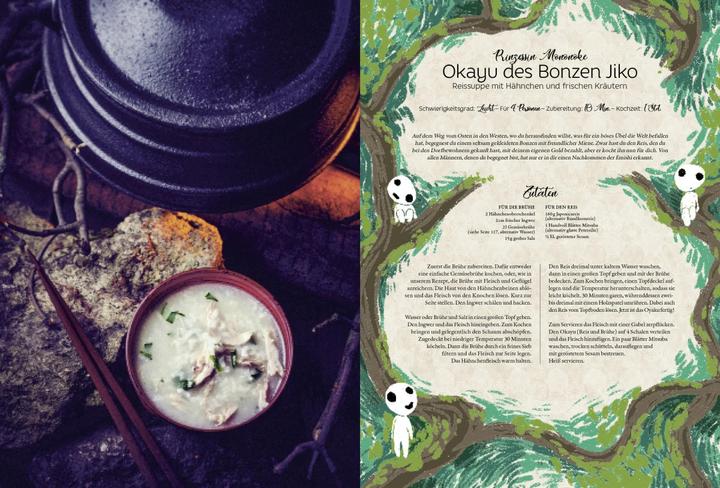 Actual product image Das inoffizielle Ghibli-Kochbuch (für Fans d Anime-Studios) (German, Thibaud Villanova, 2024)