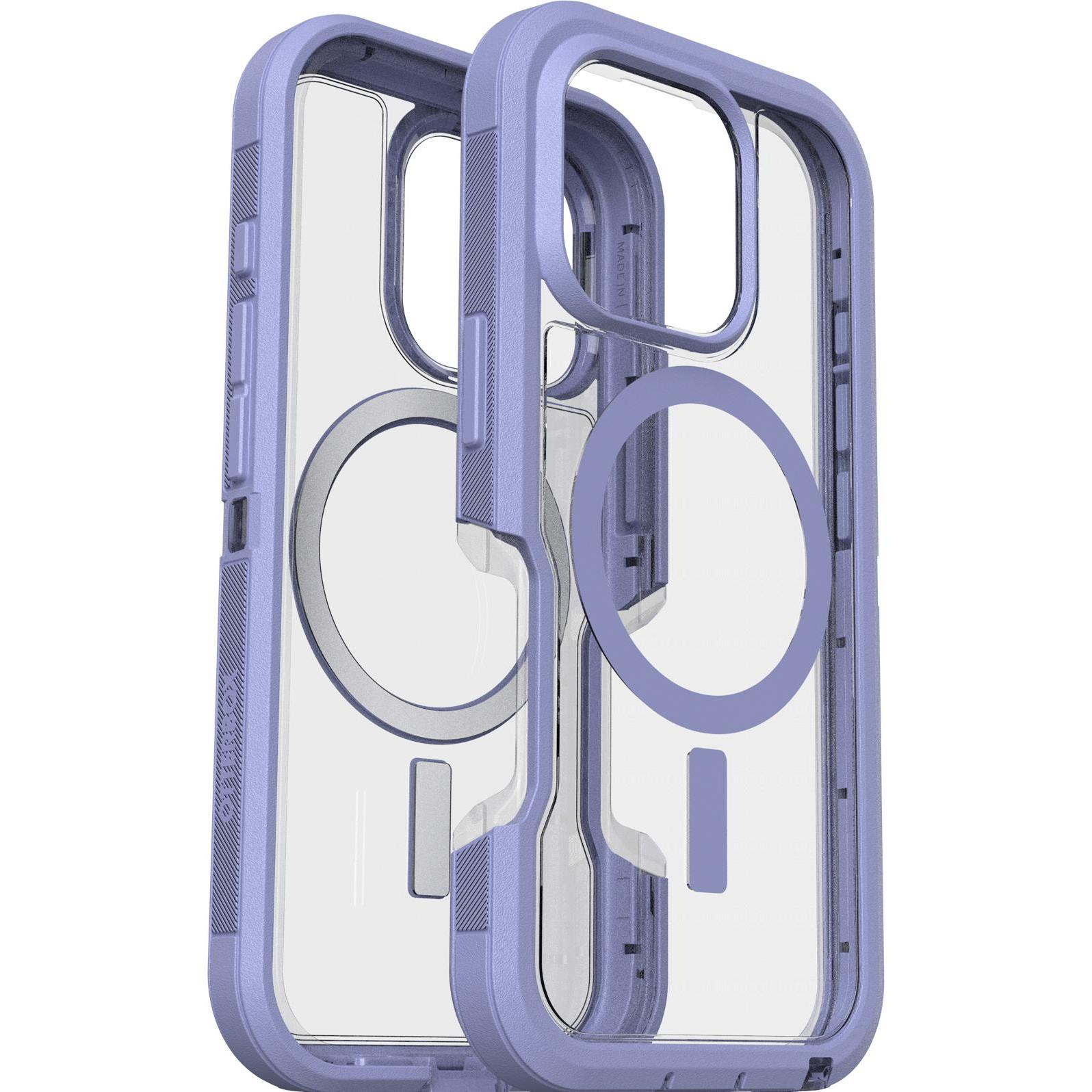 Thumbnail - OtterBox Defender XT mit MagSafe (Apple iPhone 16 Pro), Smartphone Hülle, Transparent, Violett