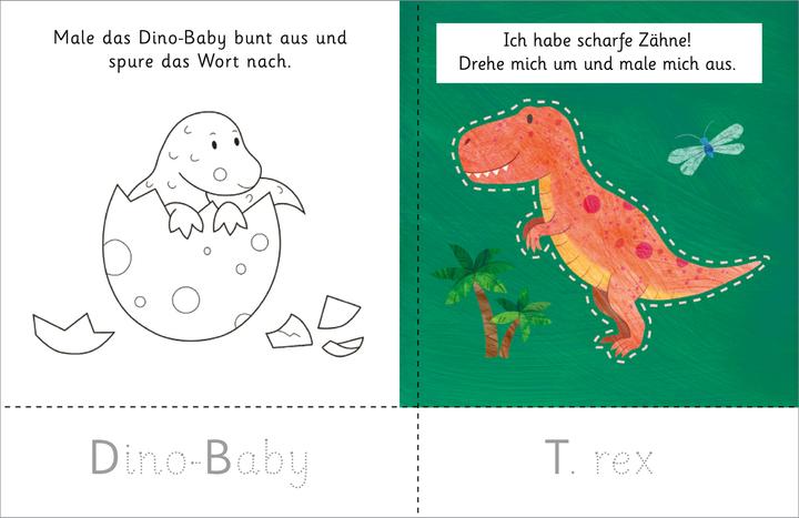 Actual product image Tessloff Snipping fun. Dinos. Cutting - Painting - Tracing