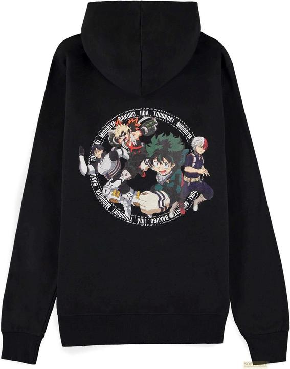 Actual product image My Hero Academia Izuku Midoriya Men's Zipper Hoodie (XXL)